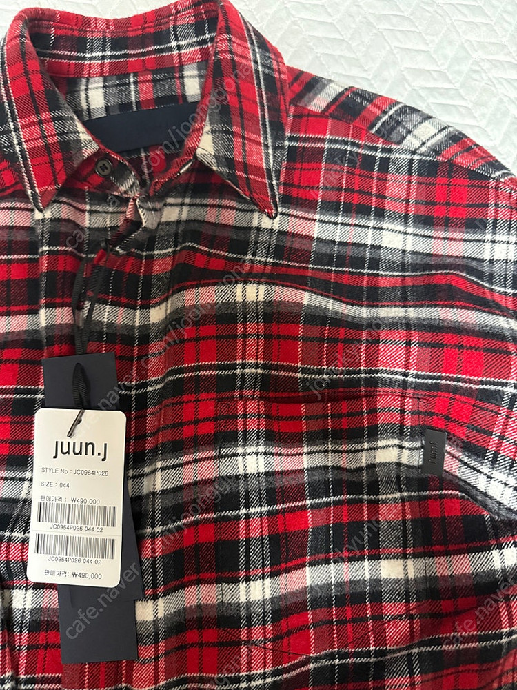 송강 준지 체크 셔츠 44 이미지