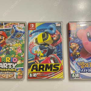닌텐도 칩 별의커비 스타 얼라이즈, 마리오파티 슈퍼스타즈, 암즈(ARMS)