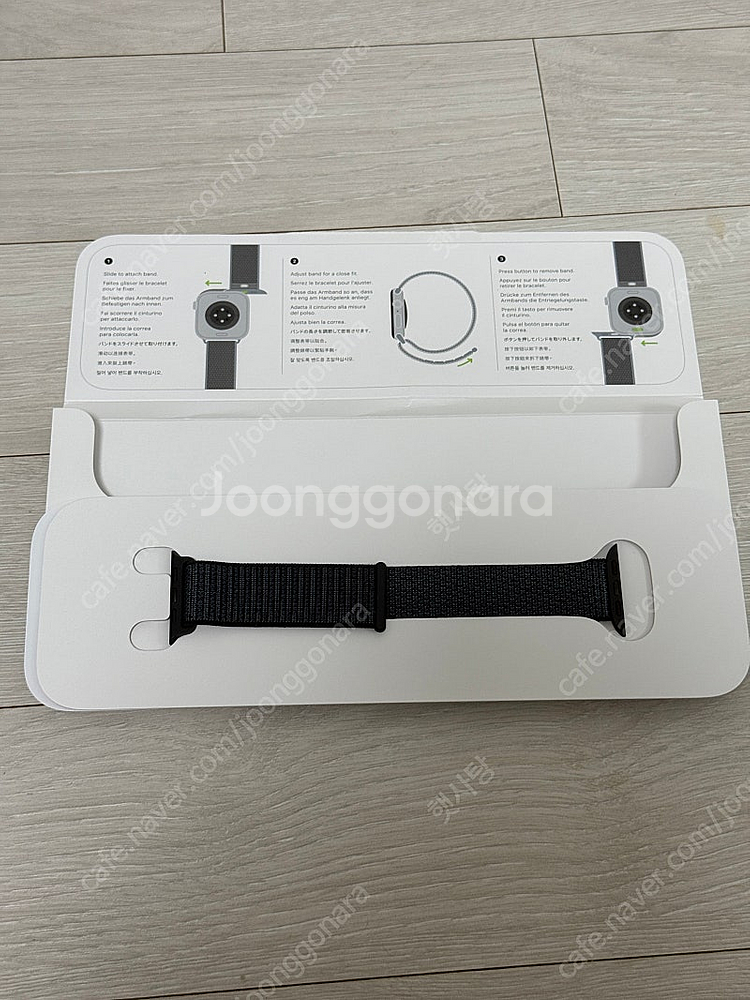 애플워치10 42mm 잉크 스포츠루프 스트랩--0