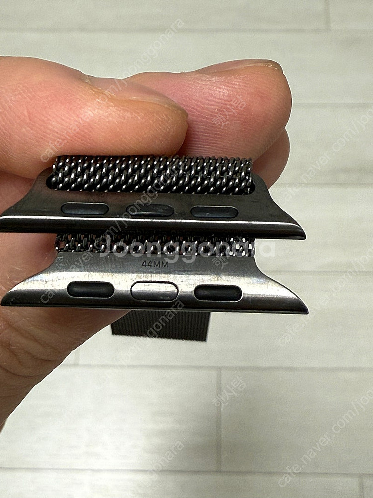 애플워치 정품 밀레니즈루프 그라파이트 44mm--2