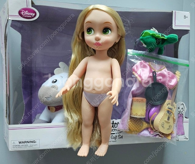 디즈니 베이비돌 라푼젤 엘사--0