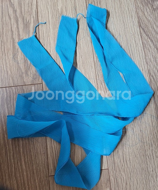 인터락 된 러플용 쉬폰 끈 2M x 30개--5