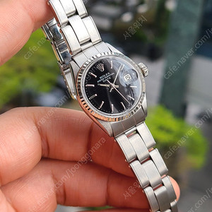 롤렉스 오이스터 퍼페추얼 블랙 다이얼 여성용 (Rolex Oyster Perpetual Black Dial Women)