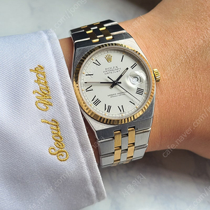 [정품] 롤렉스 데이저스트 오이스터쿼츠 18K 콤비 버클리 다이얼 17013 (Rolex Datejust Oysterquartz Two-Tone Buckley)