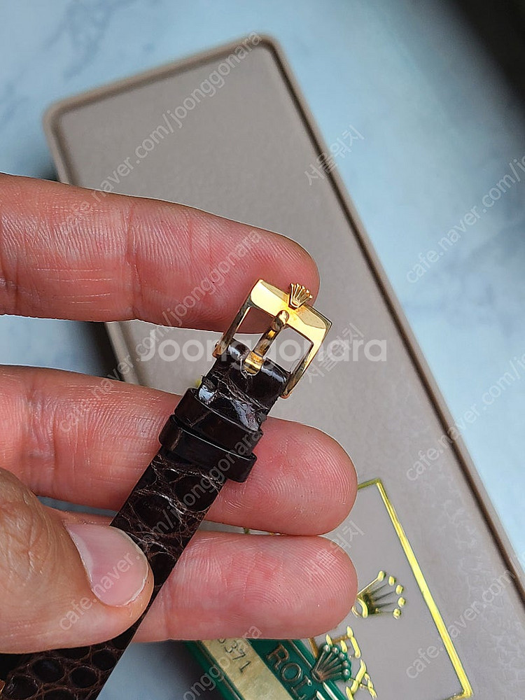 [정품] 롤렉스 여성용 셀리니 오벌케이스 18K 금통 ...--4