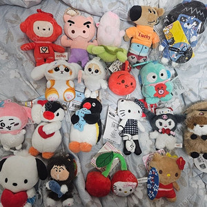 인형뽑기 키링 저렴하게 판매합니다️ 산리오 키티 포차코 핑구 핑가 우소우소 한교동 부리부리 모프샌드 치이카와 칠가이 미피