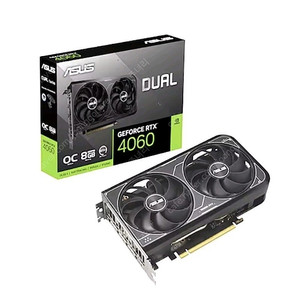 ASUS DUAL 지포스 RTX 4060 V2 O8G OC D6 8GB 리퍼