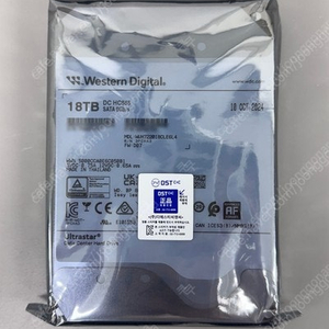 WD 울트라스타 HC550 18TB(국내-기업용) 새제품 판매합니다.