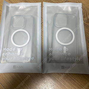 [케이안] 아이폰15pro 맥세이프 투명케이스 미개봉 새상품 2개