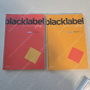 블랙라벨 에이급 수학 중1 2권