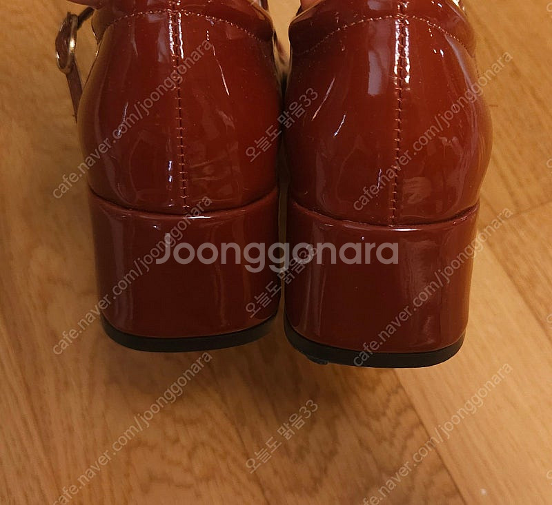 (택포) 에나멜 메리제인 슈즈 4.5cm(240)--2
