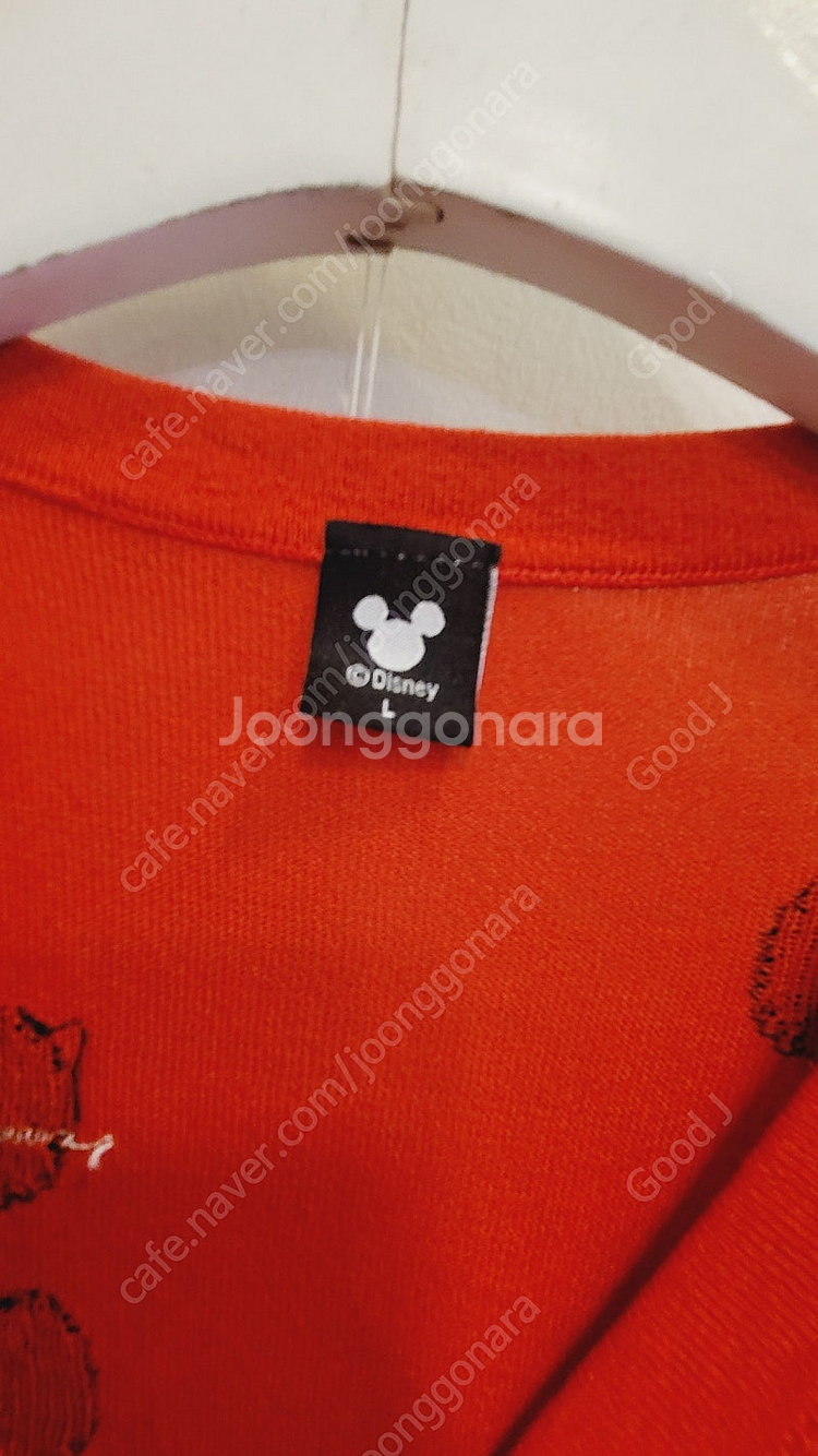 디즈니 미키 반팔 가디건.도트 스판 테이퍼드핏--2