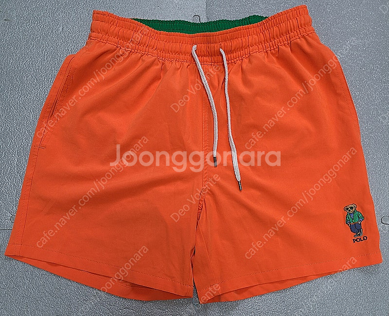 폴로 스윔팬츠 베어 곰돌이 오렌지--6