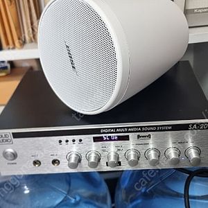 송화 sa200앰프+ 보스 팬던트 스피커 판매합니다