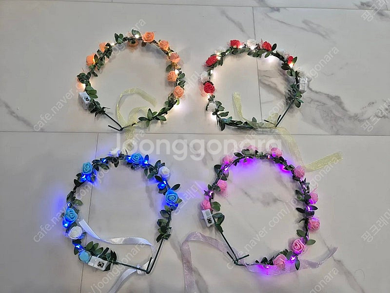 LED 화관 머리띠 파티용품 일괄(새상품)--0
