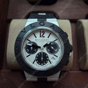 불가리 알루미늄 크로노 40mm