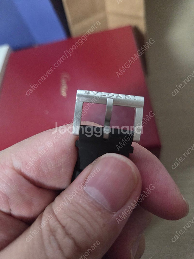 불가리 알루미늄 크로노 40mm--5