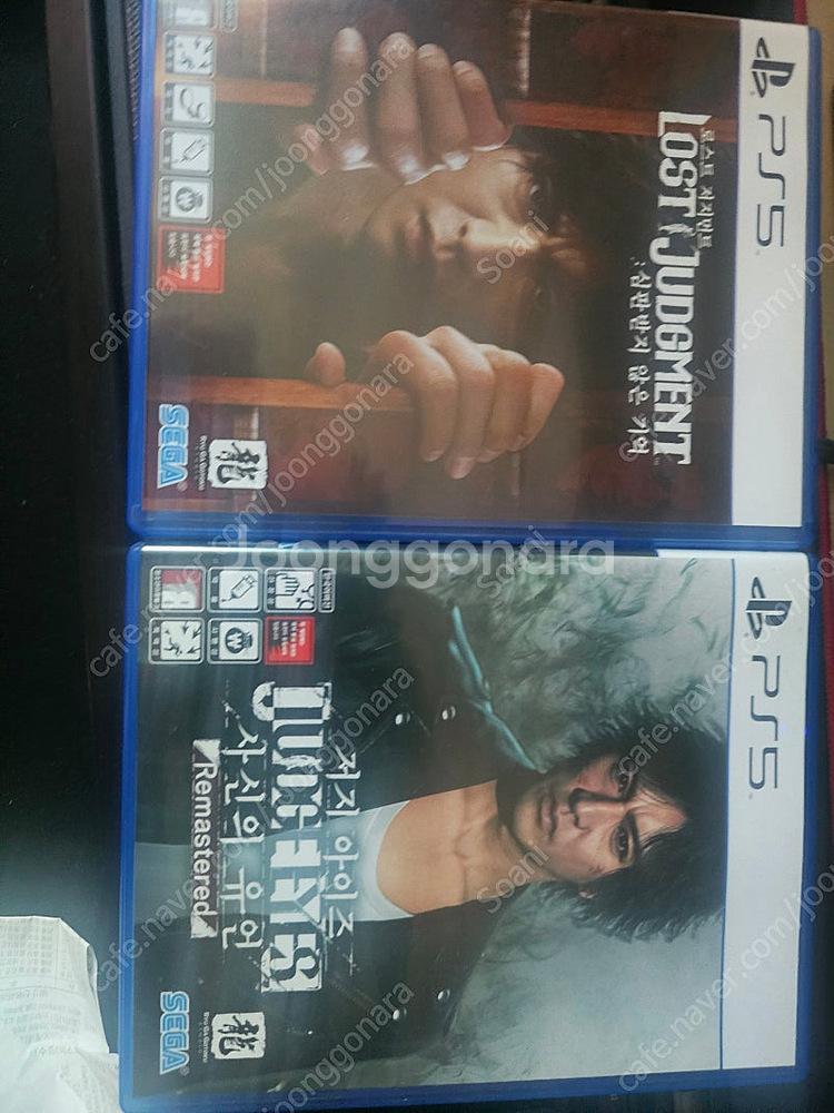 PS5 저지아이즈, 로스트저지먼트 세트 팝니다. 각개x...--0