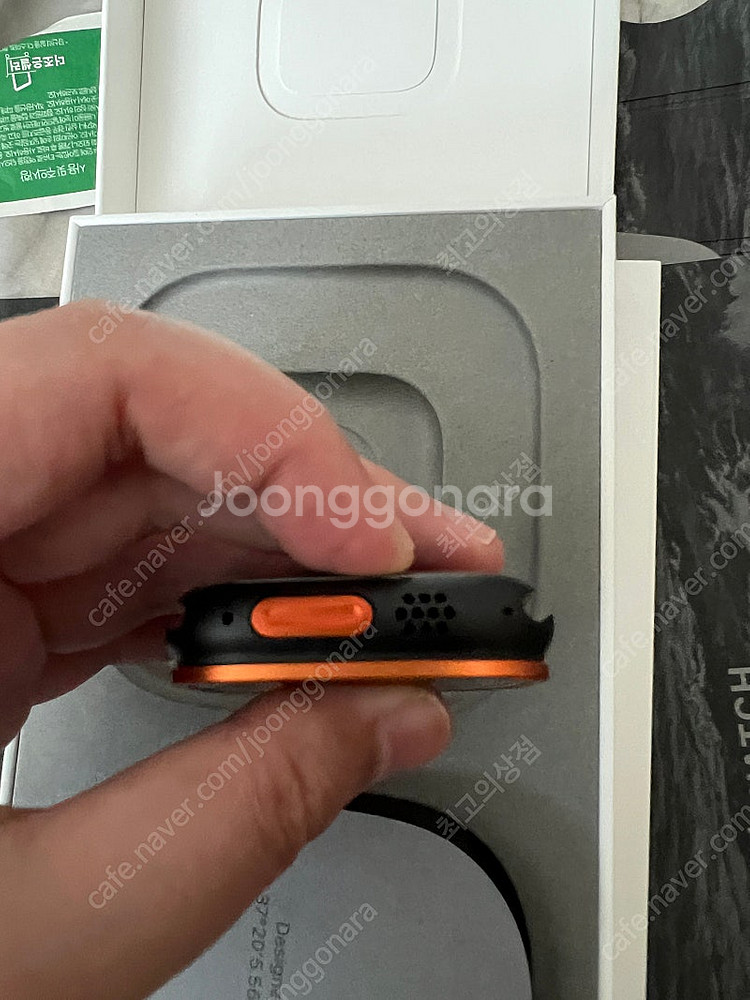 애케플 가입 애플워치 울트라2 블랙티타늄, 오션밴드 블...--2