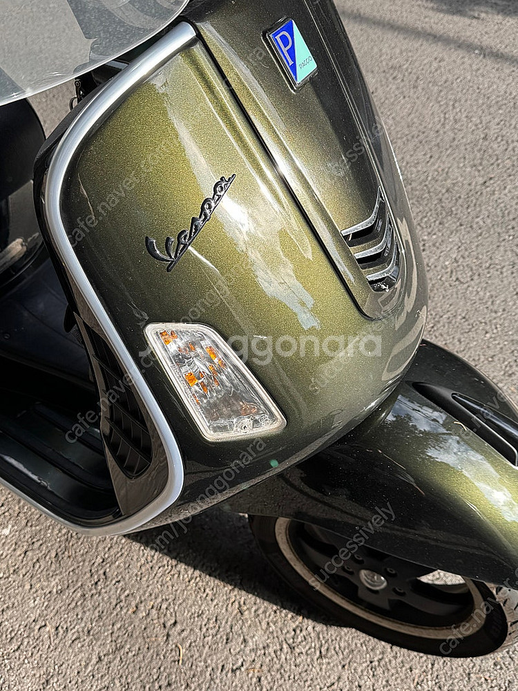 베스파 15년식 gts125 3v 딥그린 판매합니다.--2
