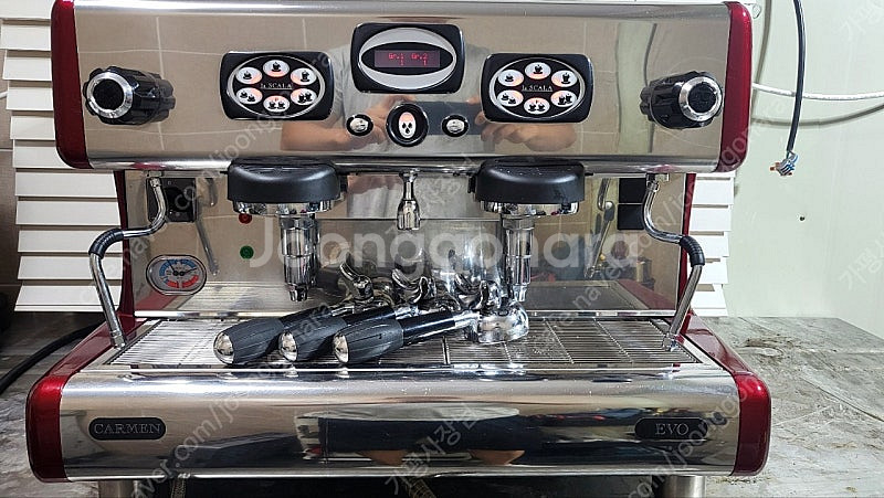 80만)라스칼라 카르멘 EVO 2그룹 반자동 커피머신 ...--0