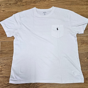랄프로렌 폴로 (Ralph Lauren Polo) 화이트 폴로 포켓 반팔 미국사이즈 M (2만5천) 택포
