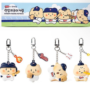 두산 망그러진곰 망곰 랜덤 피규어 키링 (4종 풀세트)