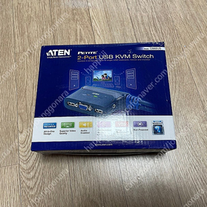 ATEN 2 port usb KVM switch CS62US KVM switch D-SUB 및 USB , 3.5 파이 PC 변환기 팝니다. KVM 2:1스위치 대전 세종