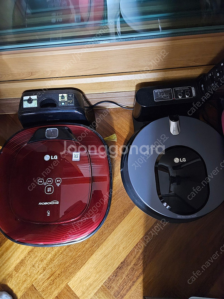 lg 로봇청소기 + 코드제로 물걸레 로봇청소기--0