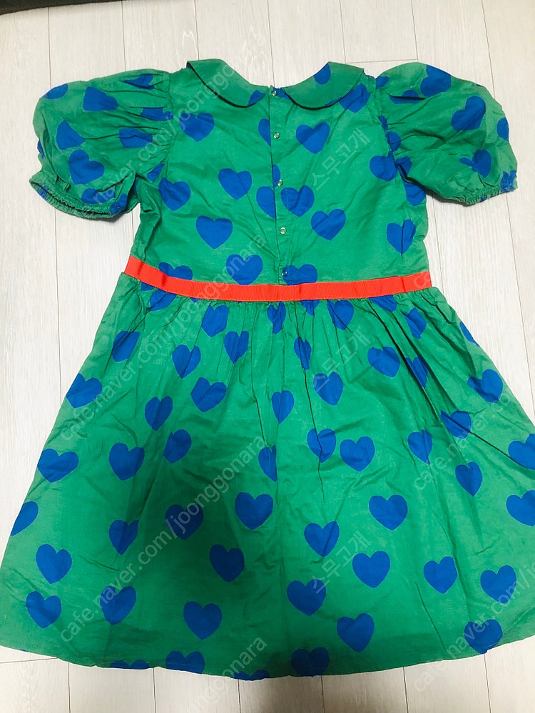 미니로디니 하트 그린 원피스 128-134(8-9y) 이미지