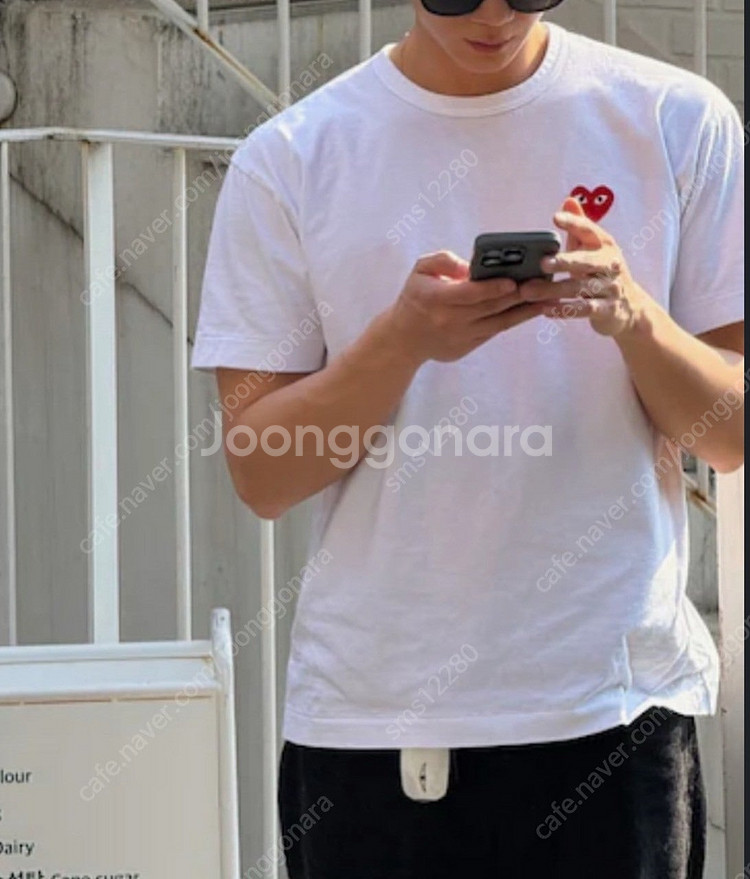 새상품 정품)꼼데가르송 반팔 티셔츠행사할인특가!! 한정...--9
