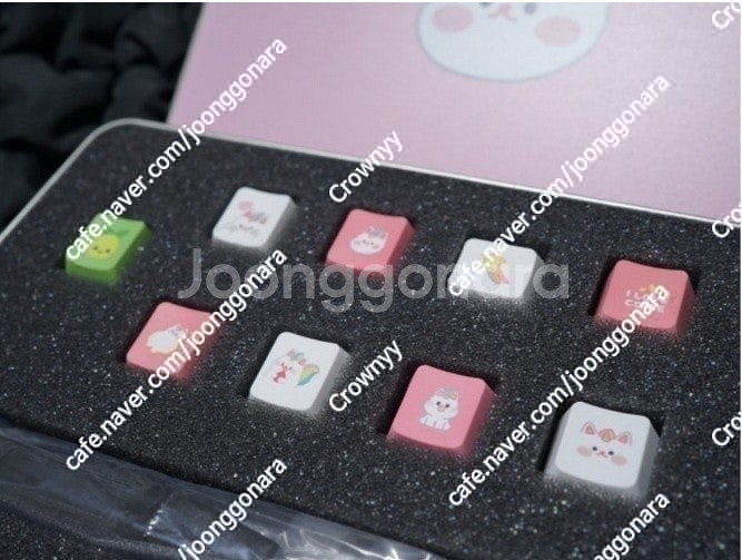 새상품 로스트아크x이디야 코니 키캡 콜라보 굿즈 부산 팝업스토어 선물용 로아 모코코--1