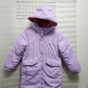 뉴발란스 키즈 양면 리버시블 롱패딩 구스다운점퍼 사이즈 145