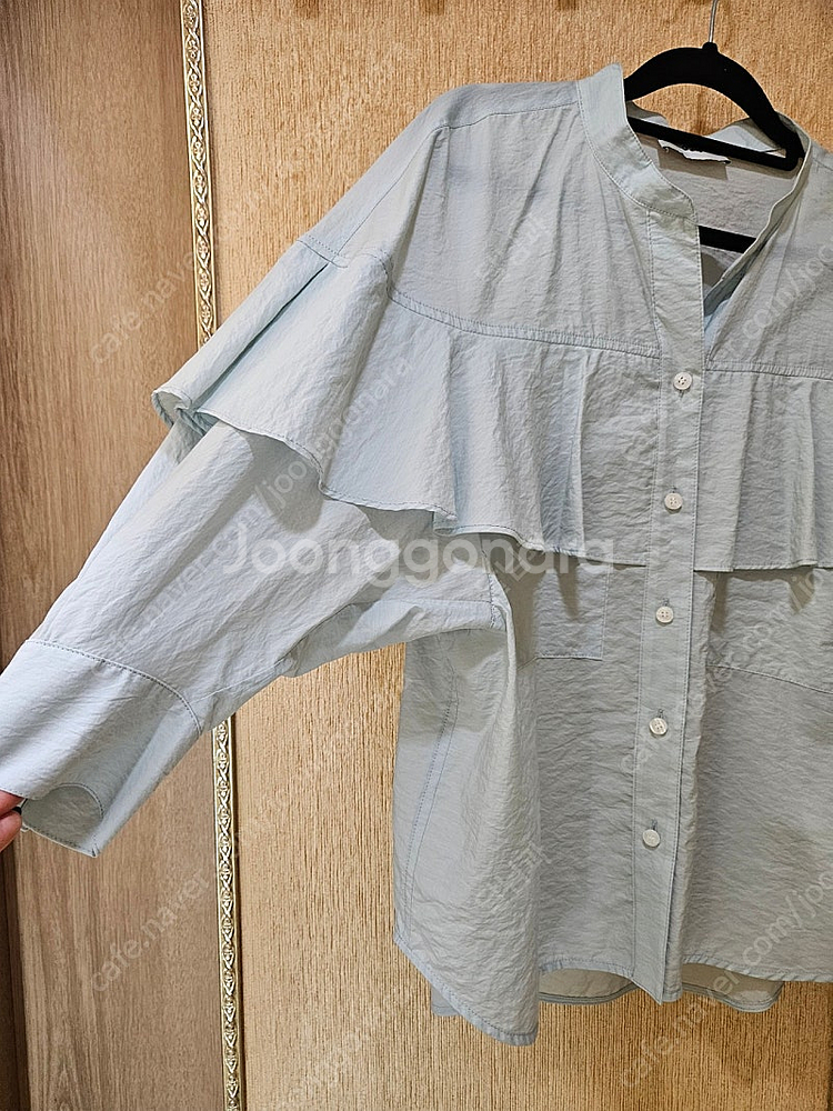 한섬 오즈세컨 프릴 블라우스 /새제품--2