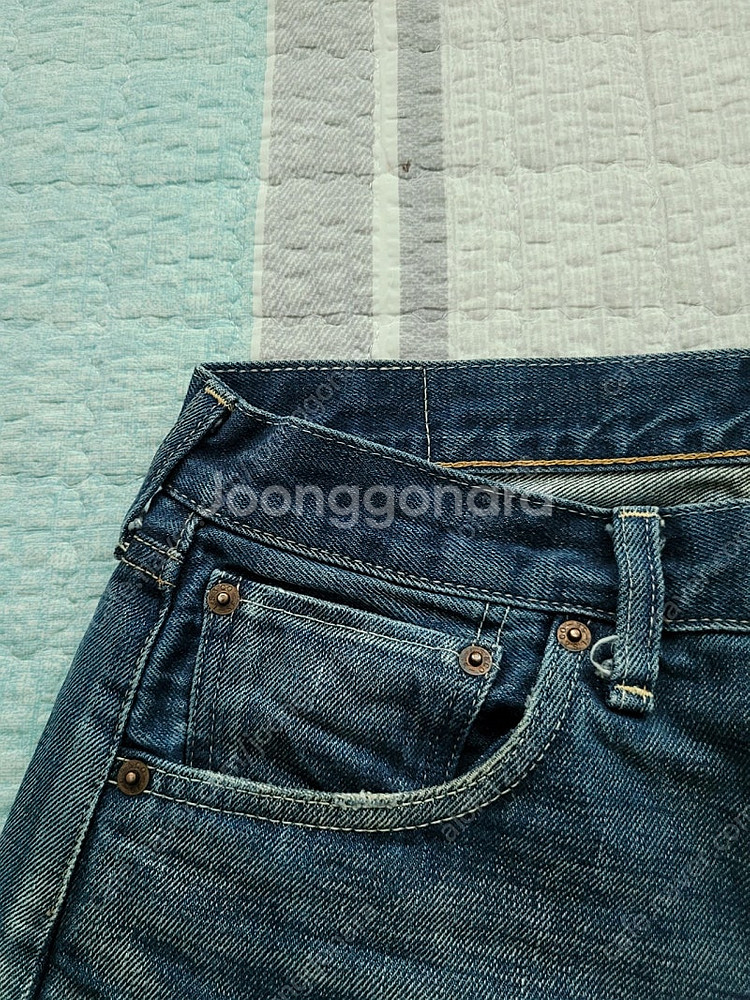 리바이스 재팬 LVC 66501. 빈티지 연청워싱 셀비...--3
