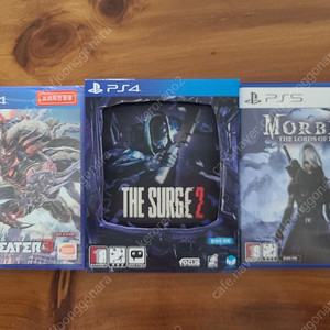 ps5 모비드, ps4 더서지2, 갓이터3