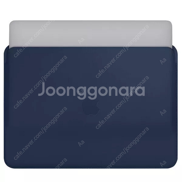 애플 맥북 에어 13인치 정품 가죽슬리브--0