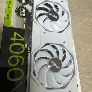 이엠텍 RTX 4060 8G Miracle White 그래픽카드