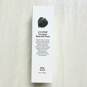 밀크터치 3+3 스텝 그린티 워시오프팩 100ml 1,000원