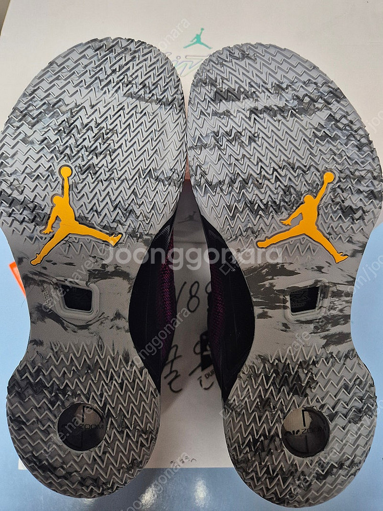 조던36 농구화 레이저 오렌지 (265mm) 새상품--5