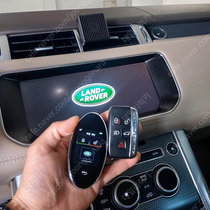 랜드로버 SUV 레인지로버 벨라, 이보크, 보그, 디스커버리4, 디펜더 모든연식 자동차키를 최신형 고급 프리미엄 LCD 풀터치 스크린 디지털키로 전환 제작 편리한 기능 활성화 추가