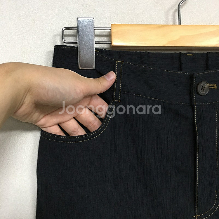 24 빈폴 레이디스 플리츠 데님 와이드 팬츠 26 / ...--3