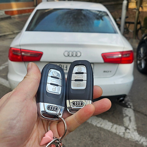 아우디 Q3/Q5/Q7, A4/A5/A6/A8 차량키 인식 오류/근접도어 작동 불량 시 수리, 예비키제작 병행