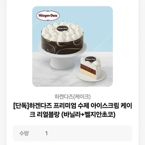 하겐다즈 프리미엄 아이스크림 케이크