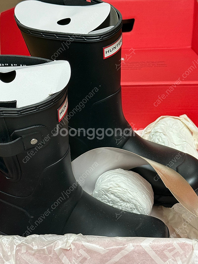 헌터레인부츠) 남성 오리지널 사이드 어드저스터블 숏 레...--1