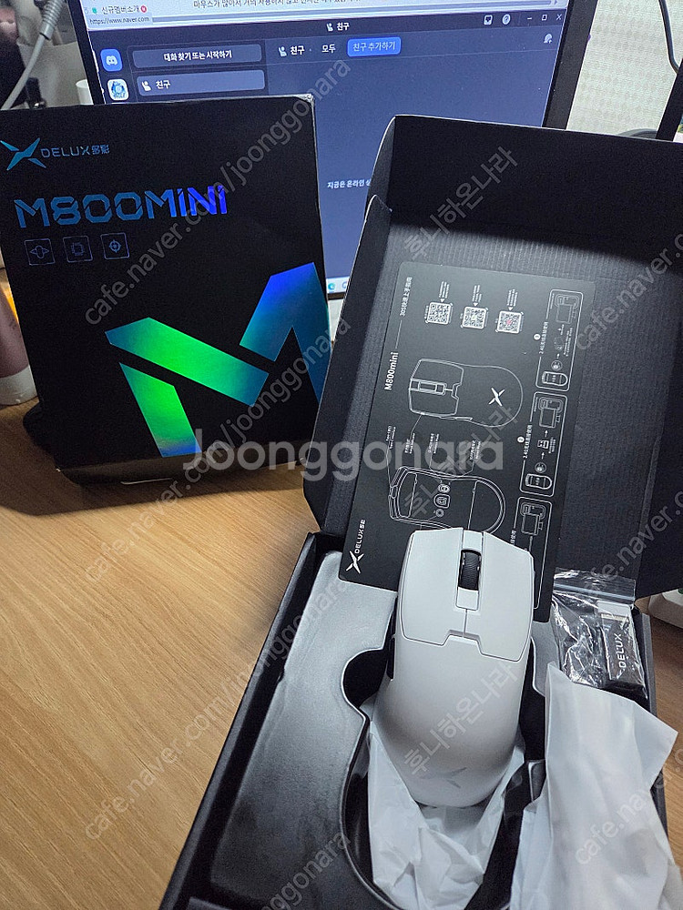 Delux M800 Mini Pro 무선 마우스--0