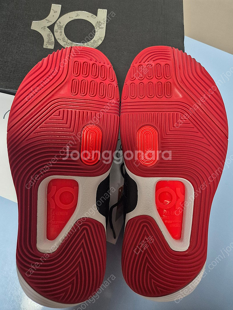 나이키농구화 KD14 검빨 (265mm) 새상품--5