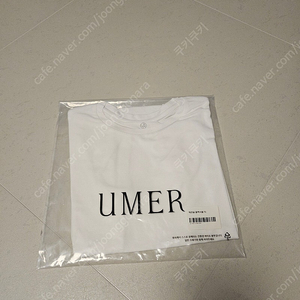유메르 umer 에센셜 플렉서블 티 미착용 새상품 화이트