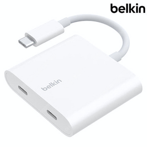벨킨 C타입 듀얼 젠더 10Gbps 데이터 전송+100W PD 충전 WCZ002bt