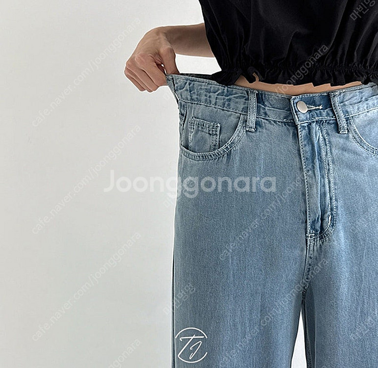여름 와이드팬츠 생지롱데님(어라운드율 드마르 한섬 ) ...--1